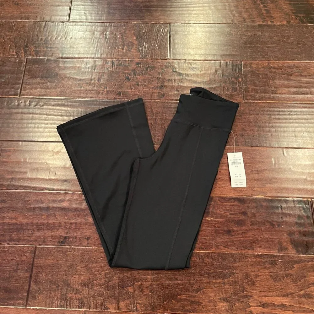 Abercombie Kids Girls' YPB Flare Leggings - Big Kid Size 9/10, Black, NWT - Picture 5 of 8